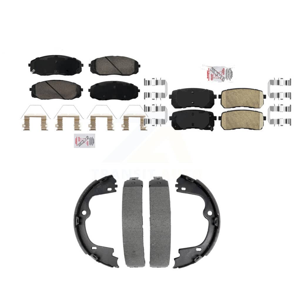 Transit Auto - KNN-101428 - Front and Rear Disc Brake Pad Kits