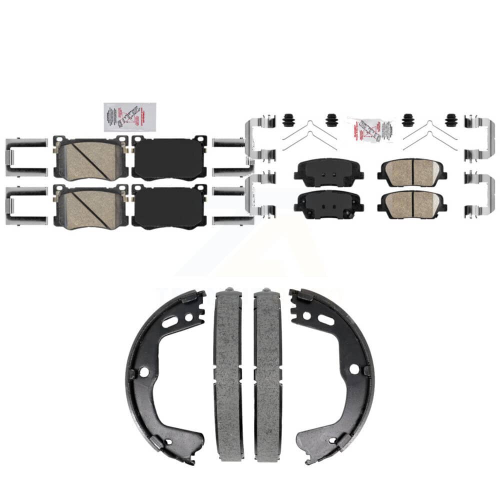 Transit Auto - KNN-101430 - Front and Rear Disc Brake Pad Kits