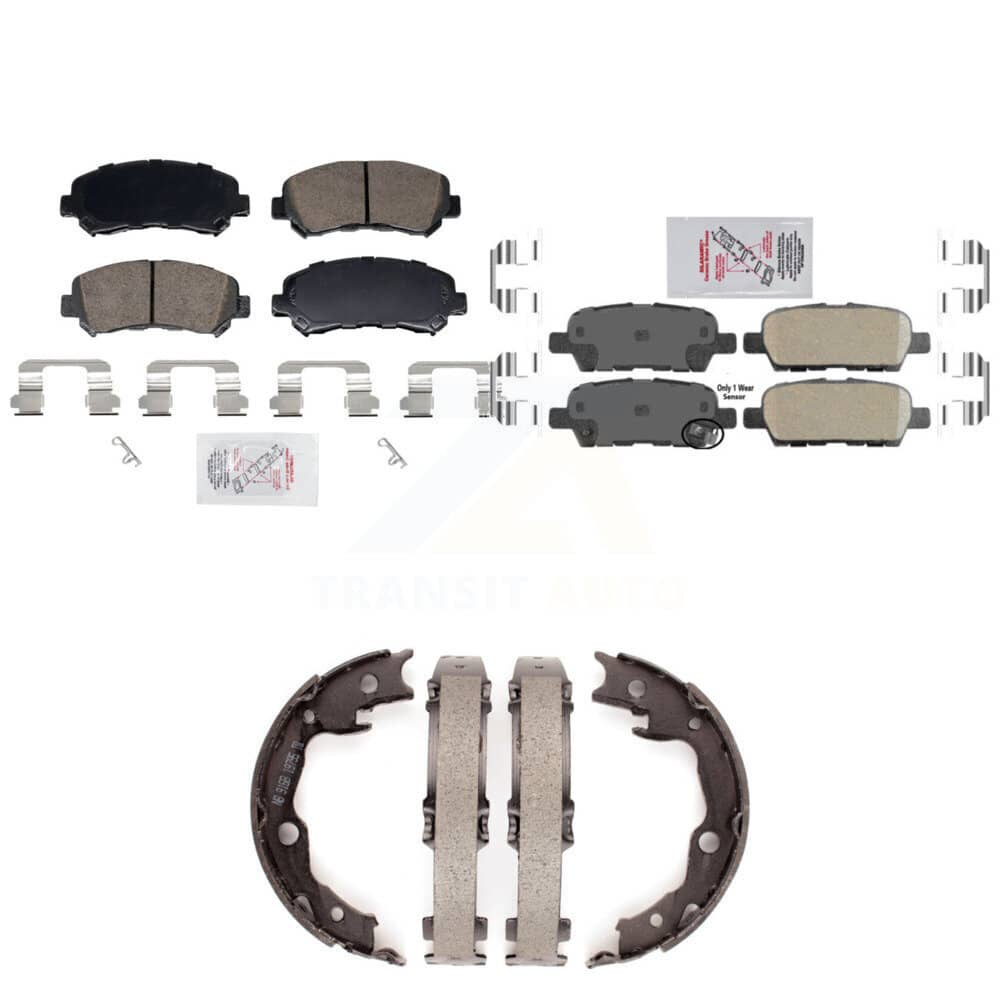 Transit Auto - KNN-101440 - Front and Rear Disc Brake Pad Kits