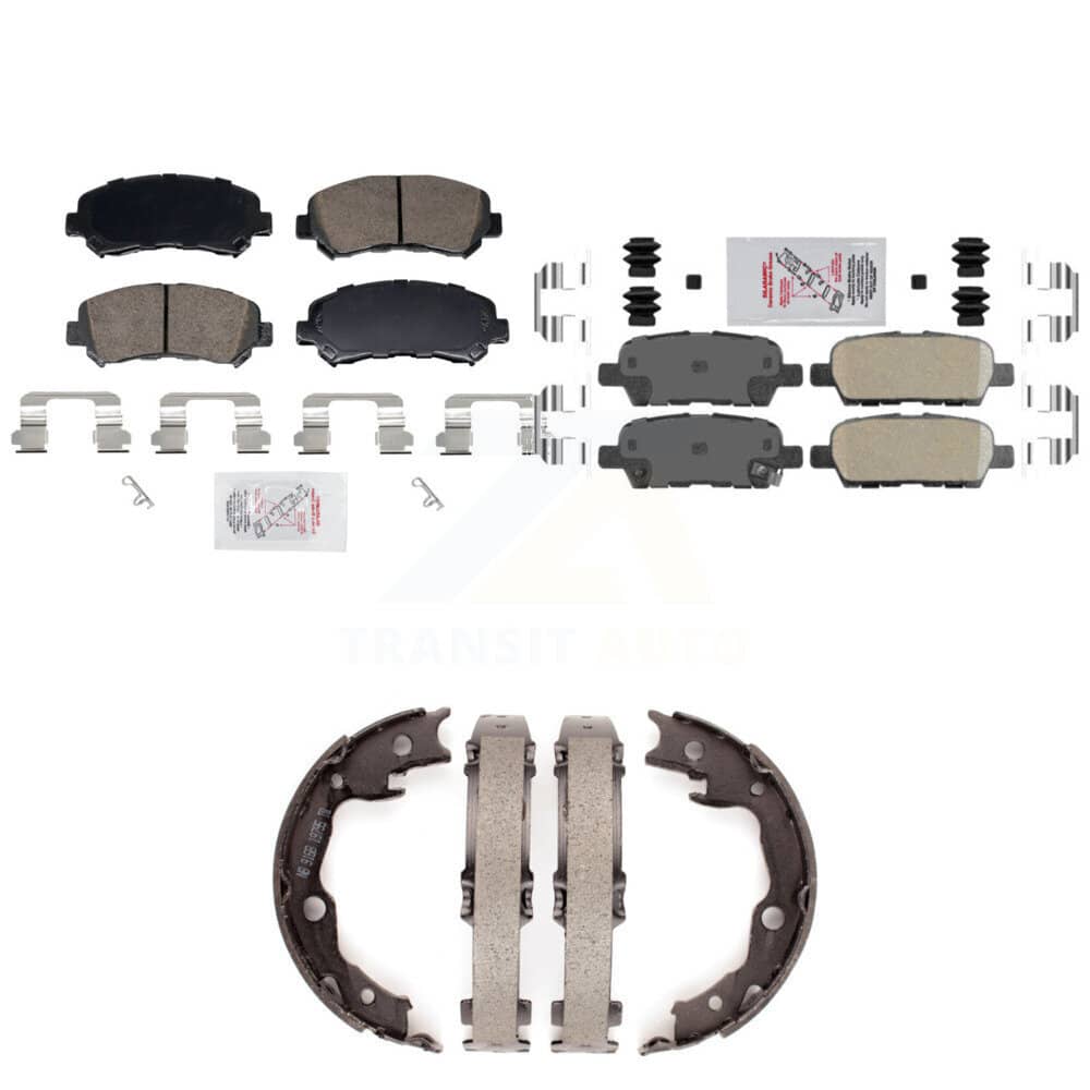 Transit Auto - KNN-101442 - Front and Rear Disc Brake Pad Kits