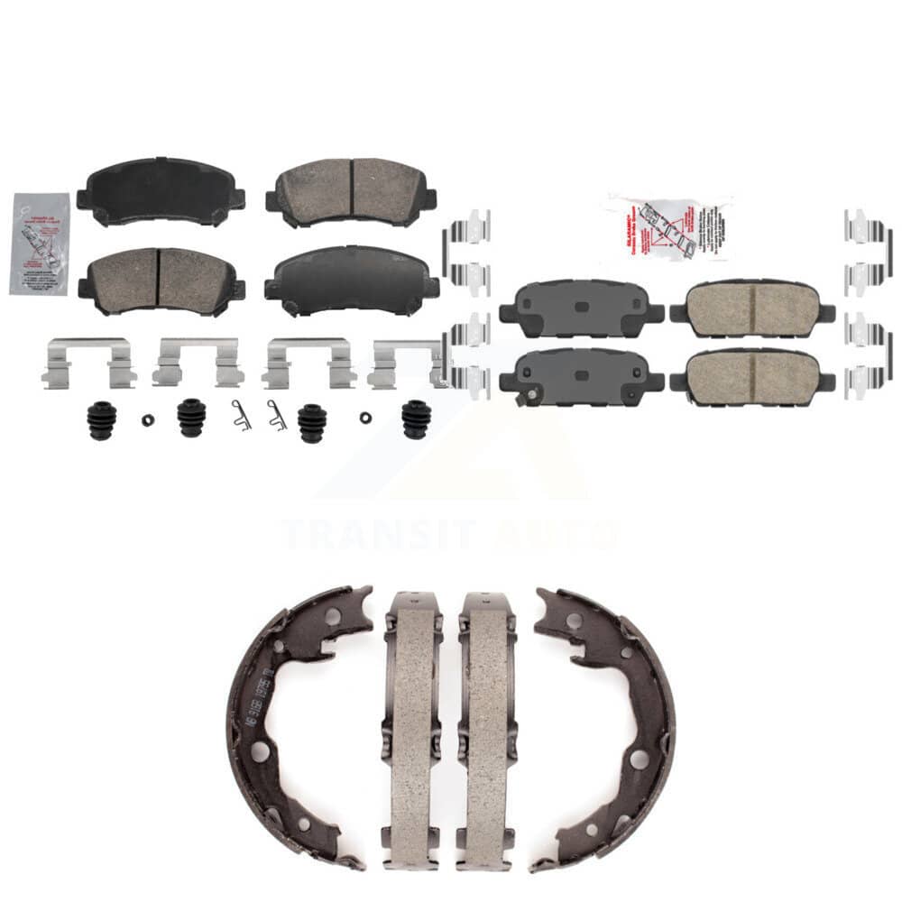 Transit Auto - KNN-101463 - Front and Rear Disc Brake Pad Kits