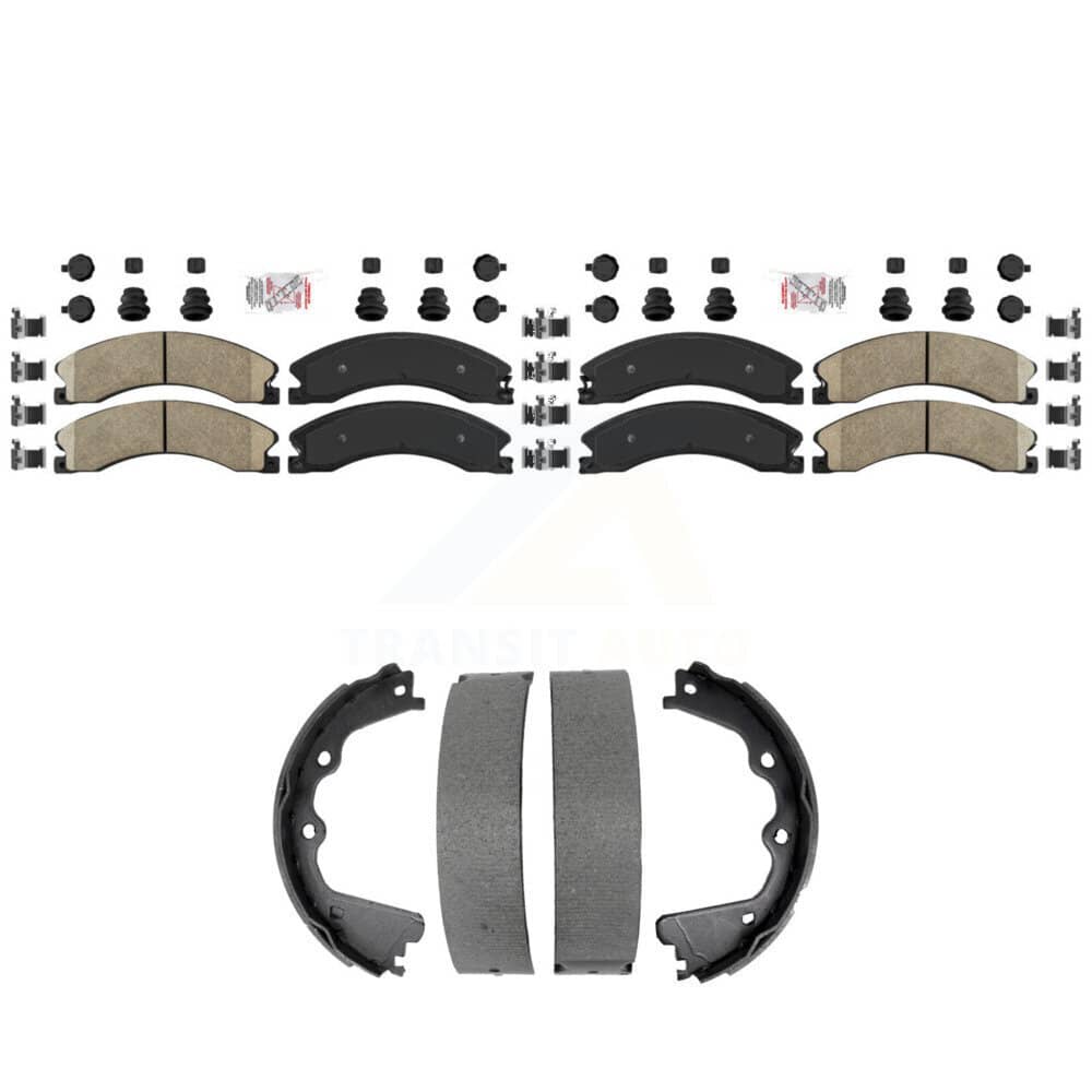 Transit Auto - KNN-101464 - Front and Rear Disc Brake Pad Kits
