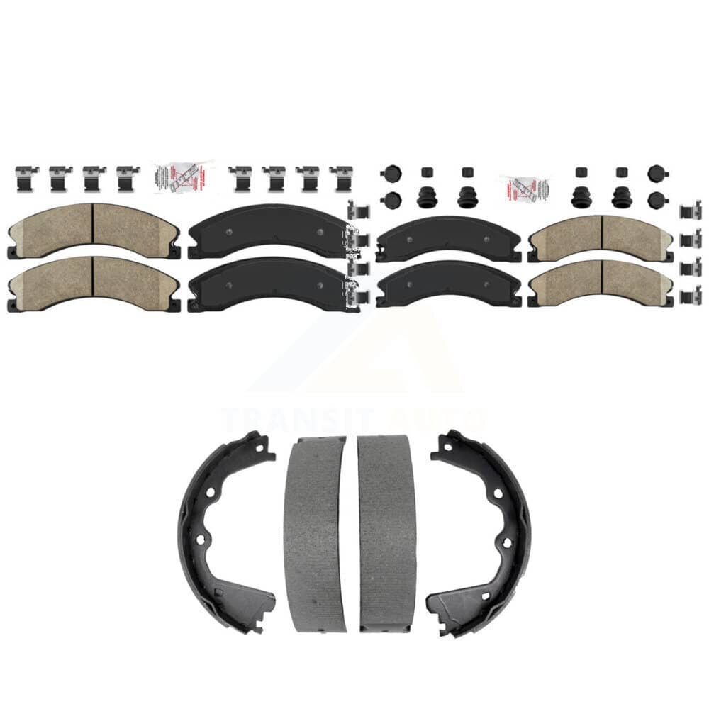 Transit Auto - KNN-101466 - Front and Rear Disc Brake Pad Kits