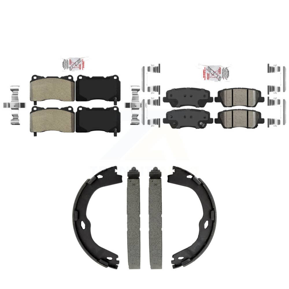 Transit Auto - KNN-101483 - Front and Rear Disc Brake Pad Kits