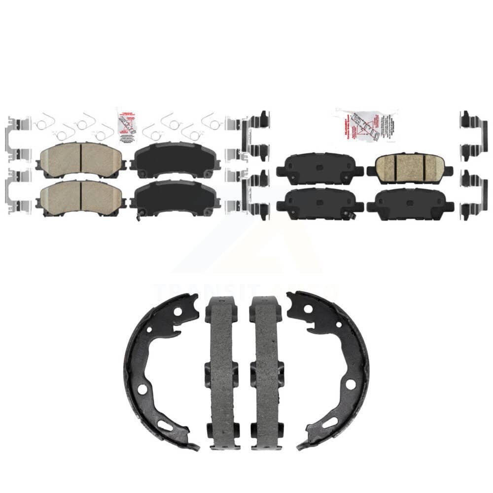 Transit Auto - KNN-101493 - Front and Rear Disc Brake Pad Kits