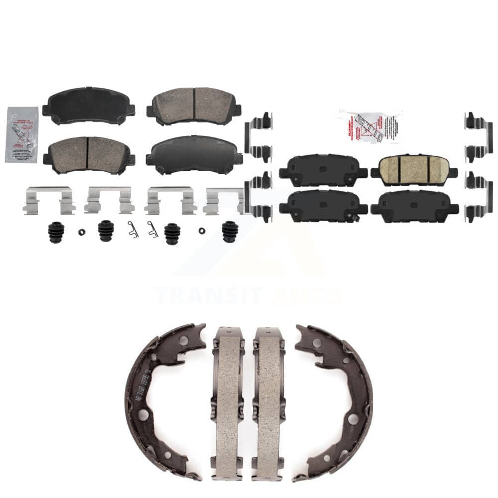 Transit Auto - KNN-101501 - Front and Rear Disc Brake Pad Kits