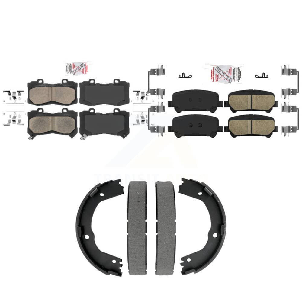 Transit Auto - KNN-101514 - Front and Rear Disc Brake Pad Kits