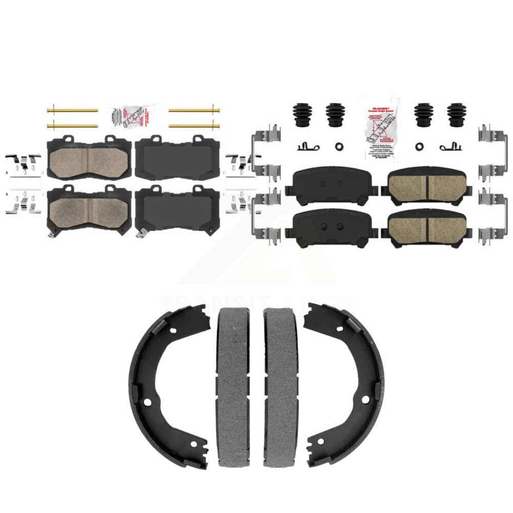 Transit Auto - KNN-101517 - Front and Rear Disc Brake Pad Kits
