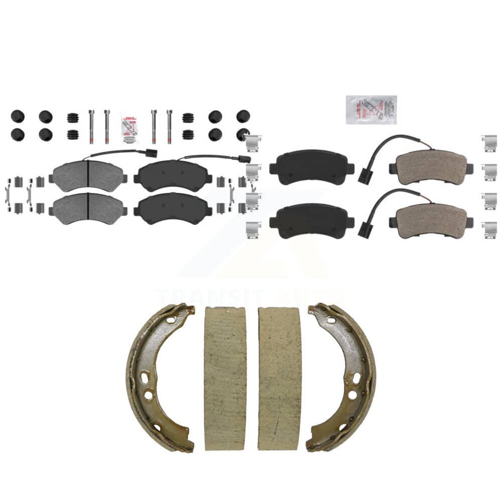Transit Auto - KNN-101518 - Front and Rear Disc Brake Pad Kits