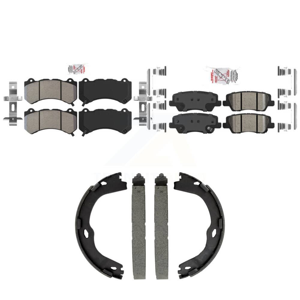 Transit Auto - KNN-101541 - Front and Rear Disc Brake Pad Kits