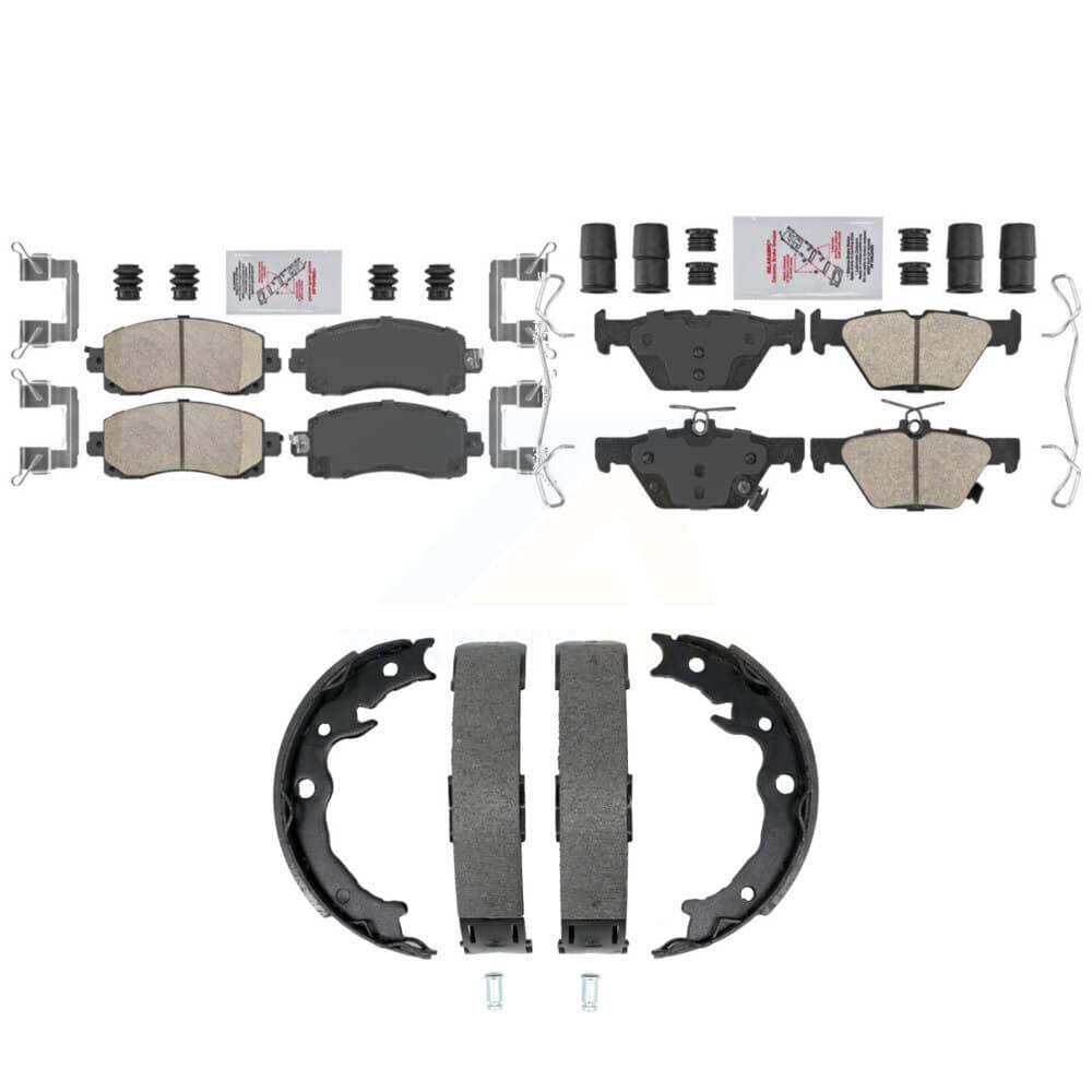 Transit Auto - KNN-101548 - Front and Rear Disc Brake Pad Kits