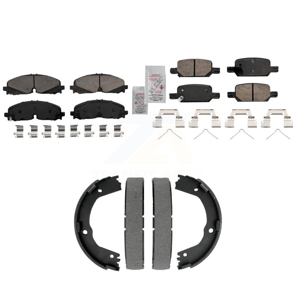 Transit Auto - KNN-101554 - Front and Rear Disc Brake Pad Kits