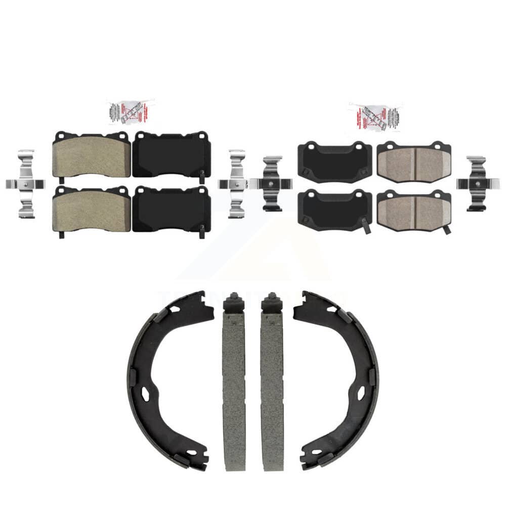 Transit Auto - KNN-101561 - Front and Rear Disc Brake Pad Kits