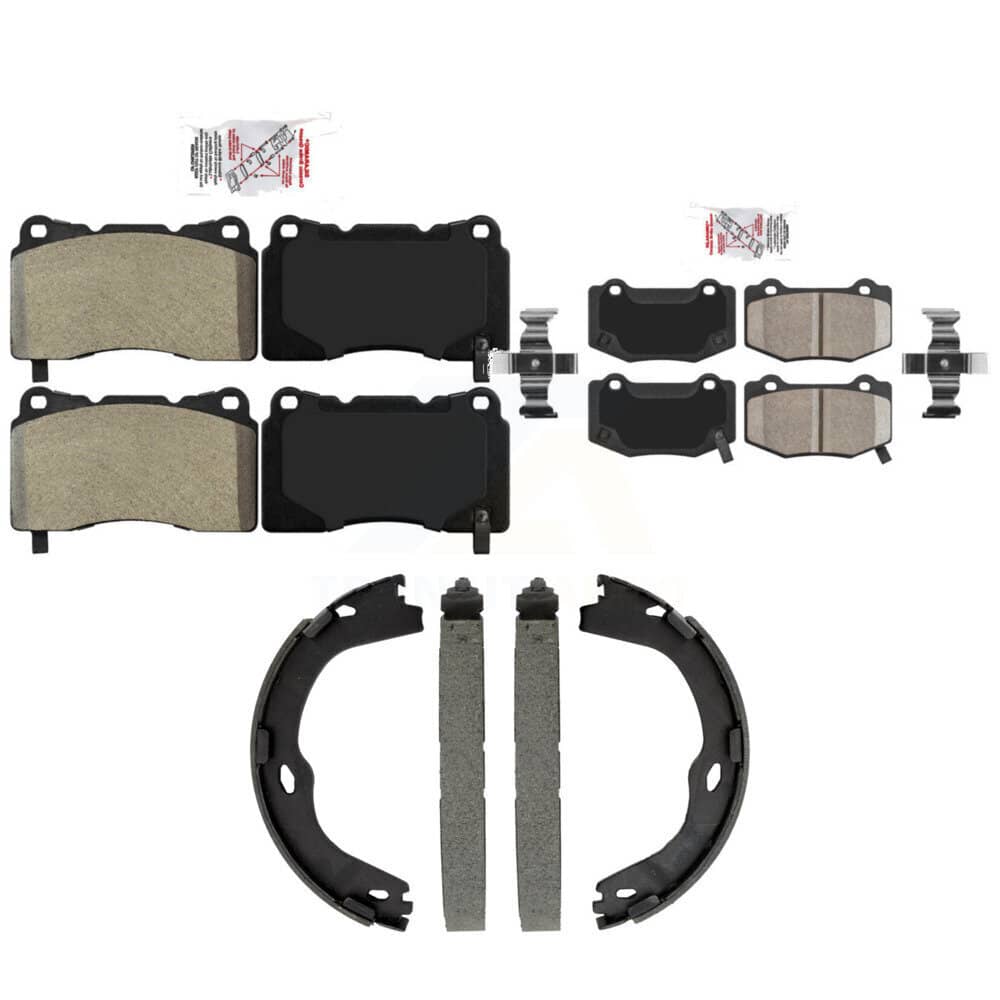 Transit Auto - KNN-101562 - Front and Rear Disc Brake Pad Kits