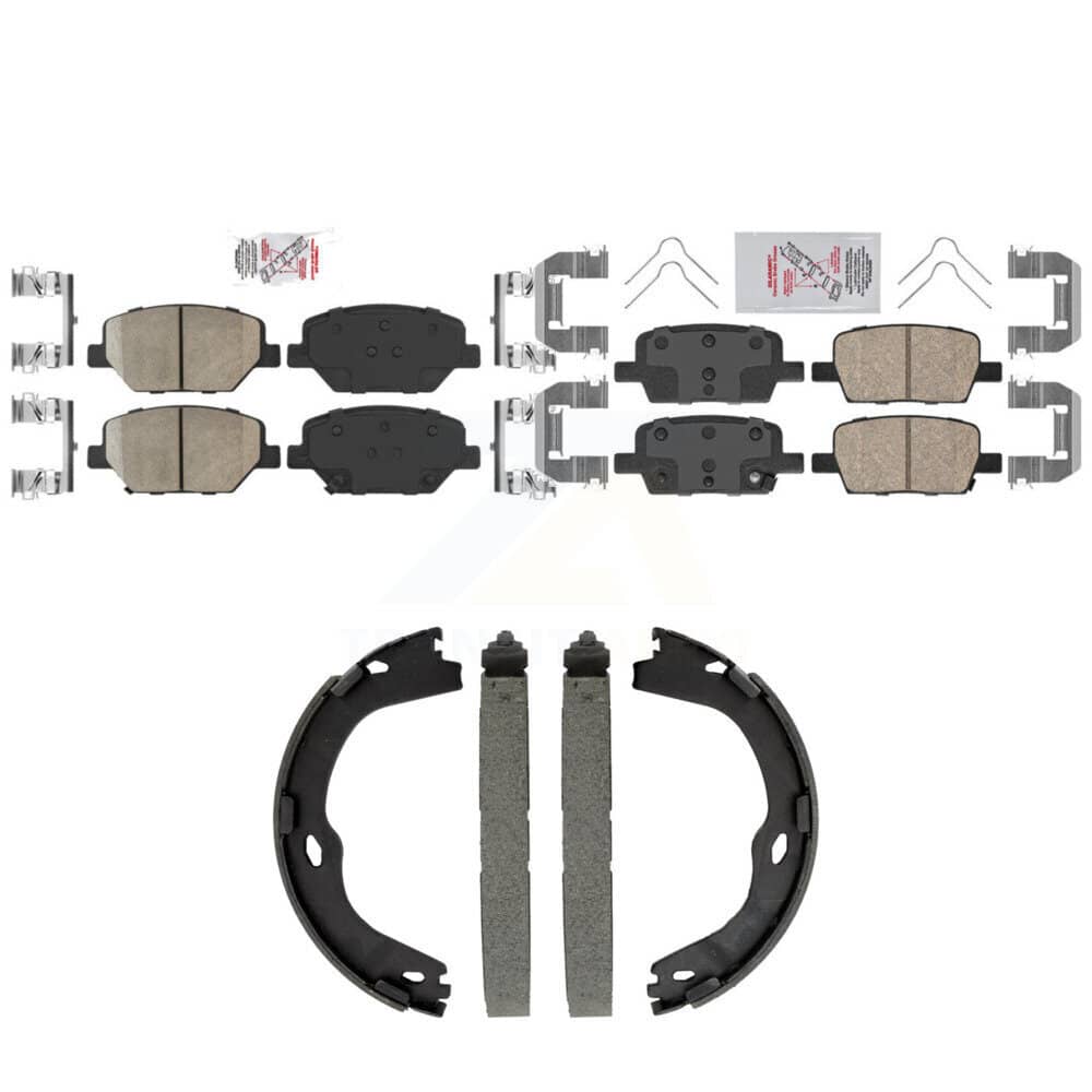 Transit Auto - KNN-101569 - Front and Rear Disc Brake Pad Kits