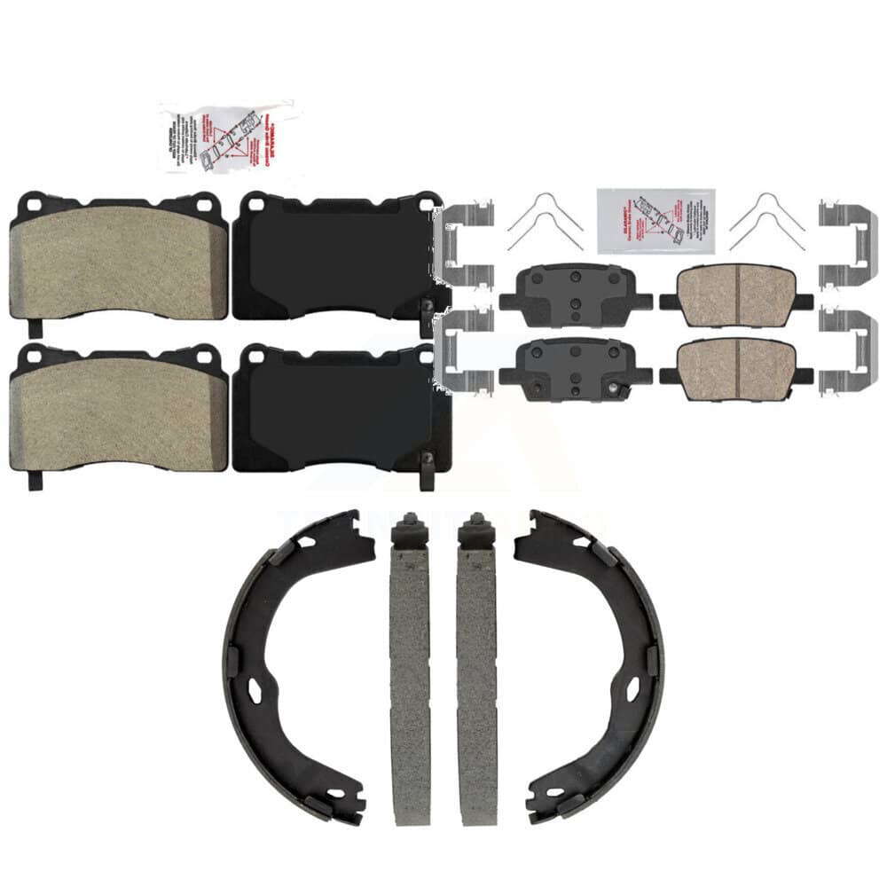 Transit Auto - KNN-101571 - Front and Rear Disc Brake Pad Kits