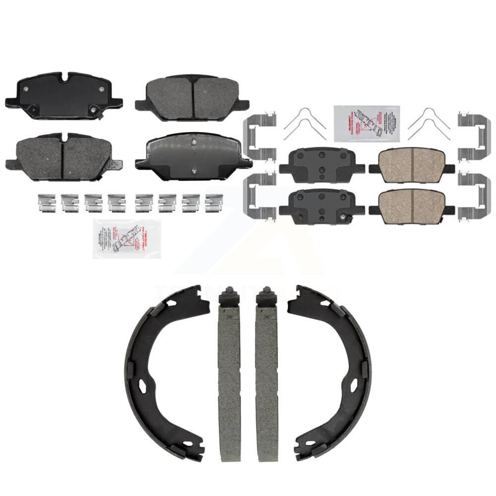 Transit Auto - KNN-101577 - Front and Rear Disc Brake Pad Kits