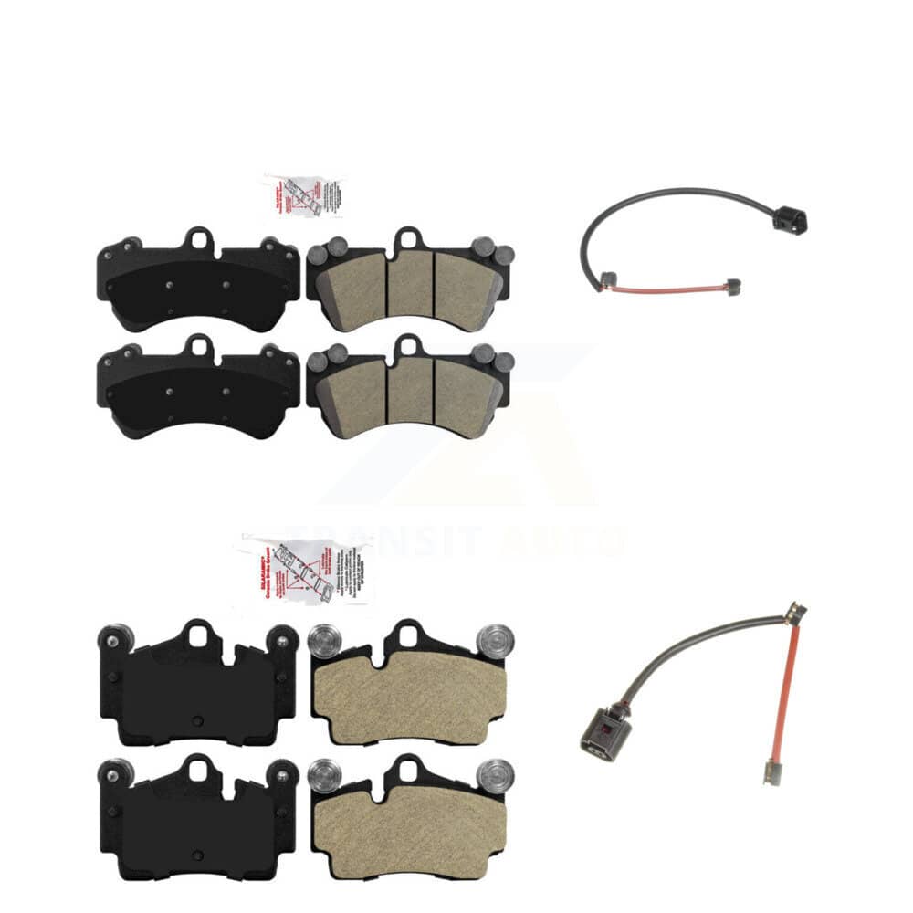 AmeriBRAKES - KNW-100057 - Front and Rear Disc Brake Pad Kits