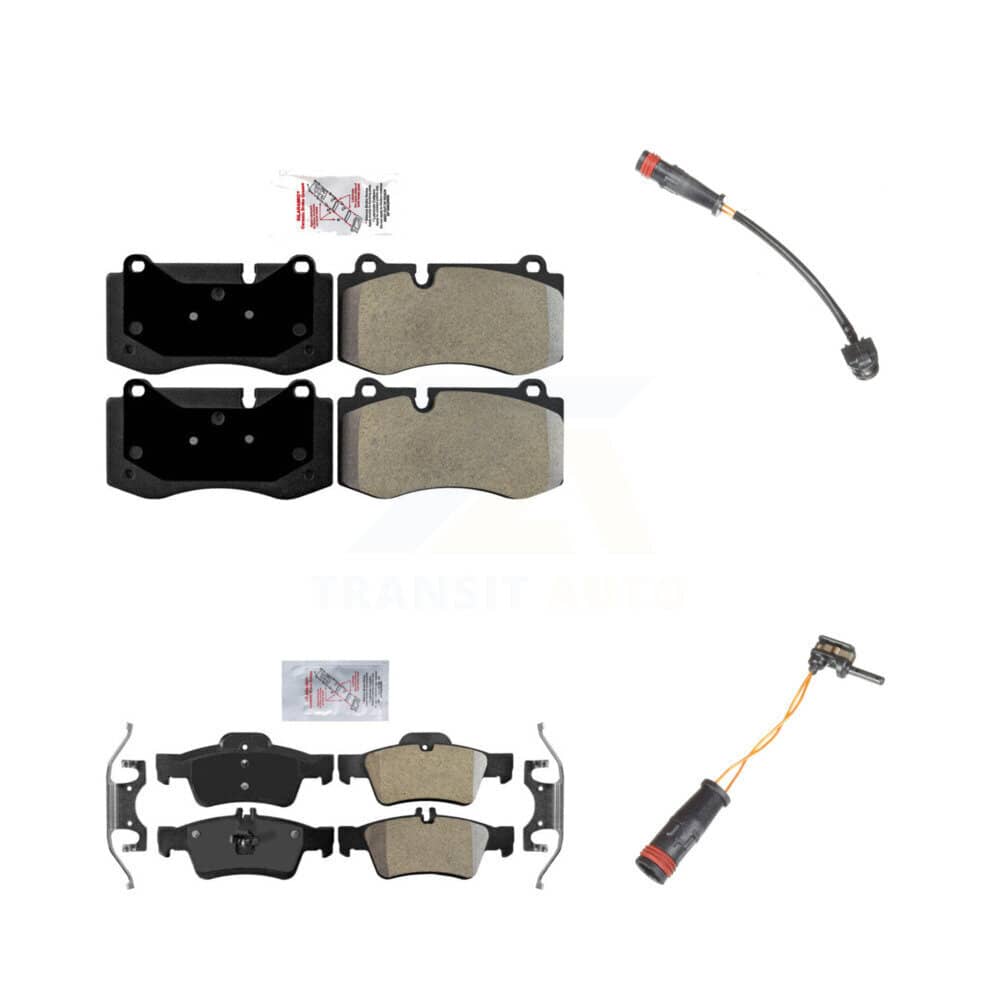 AmeriBRAKES - KNW-100063 - Front and Rear Disc Brake Pad Kits