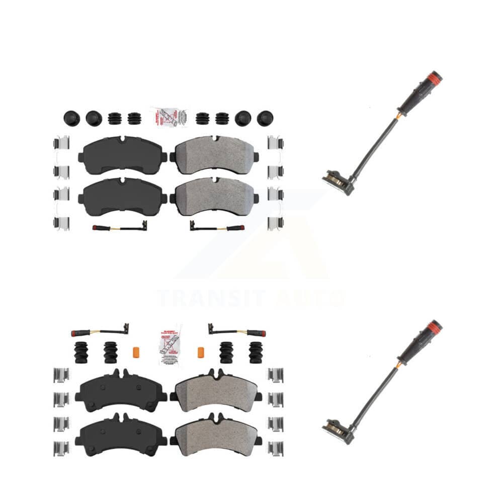 AmeriBRAKES - KNW-100087 - Front and Rear Disc Brake Pad Kits