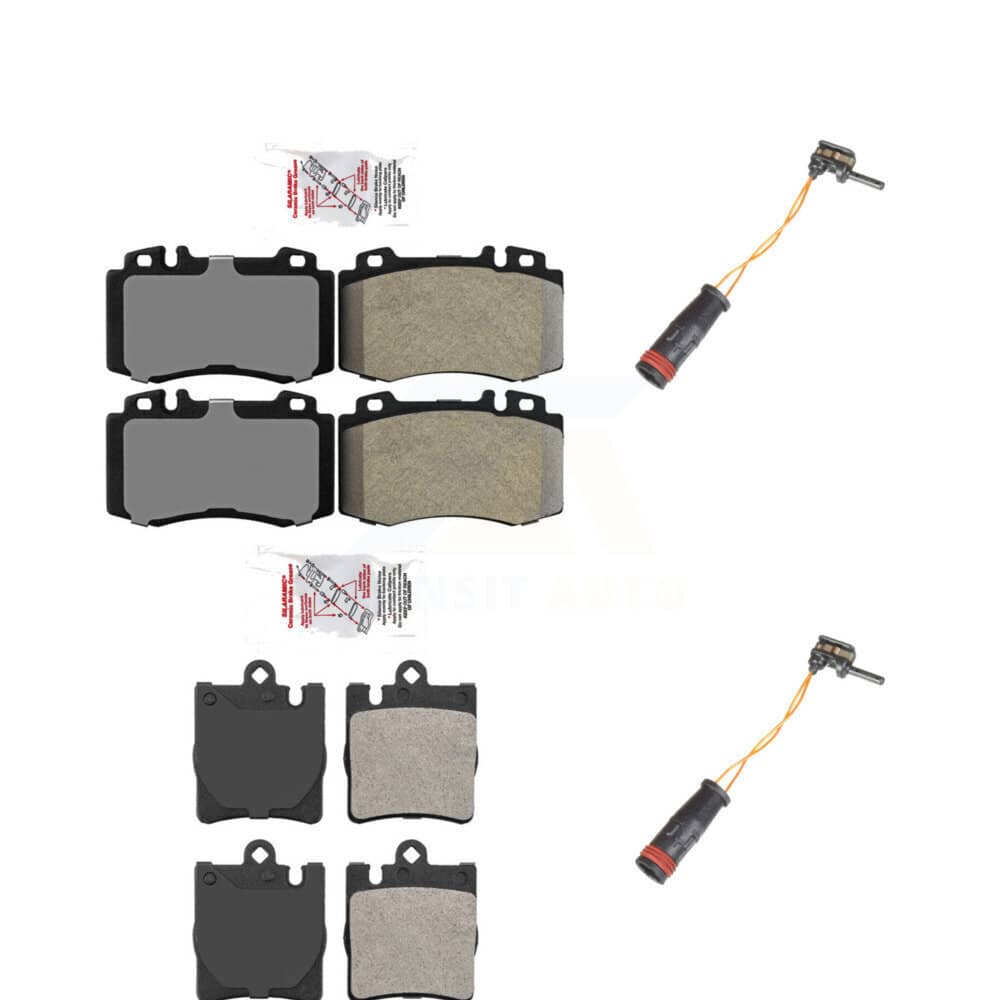 AmeriBRAKES - KNW-100121 - Front and Rear Disc Brake Pad Kits