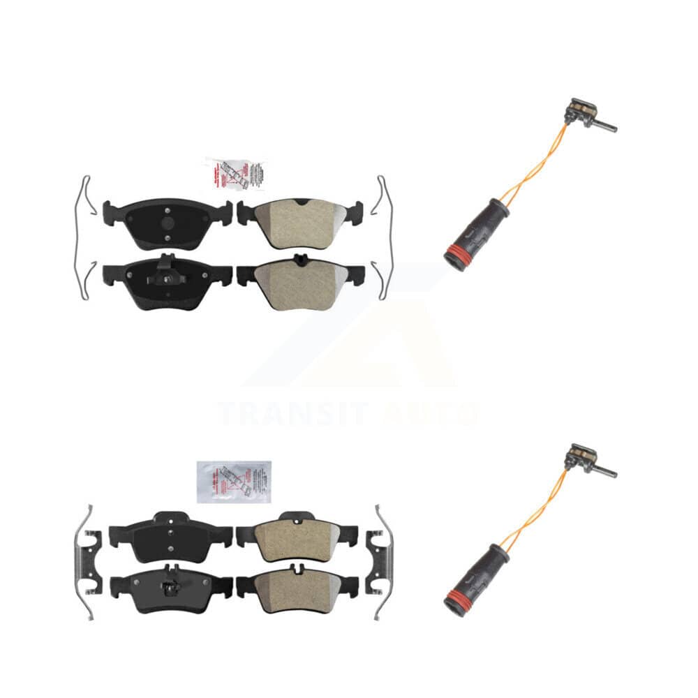 AmeriBRAKES - KNW-100128 - Front and Rear Disc Brake Pad Kits