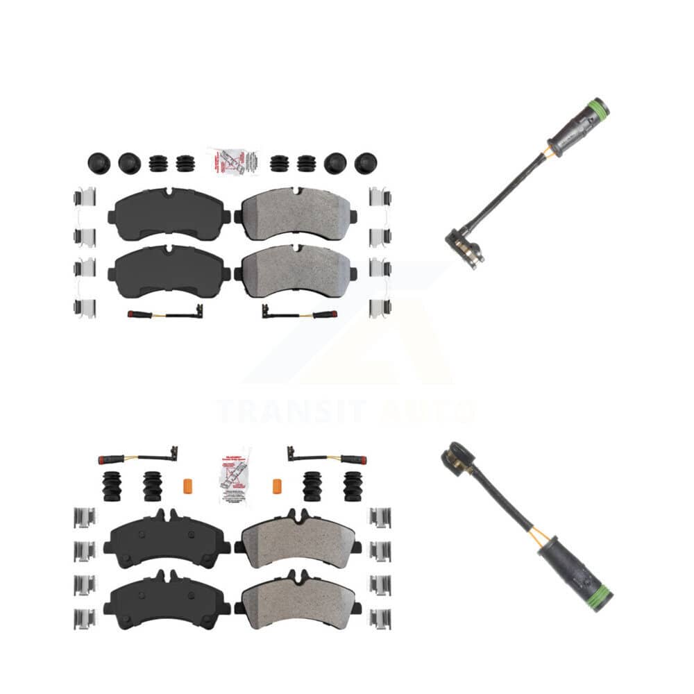 AmeriBRAKES - KNW-100148 - Front and Rear Disc Brake Pad Kits