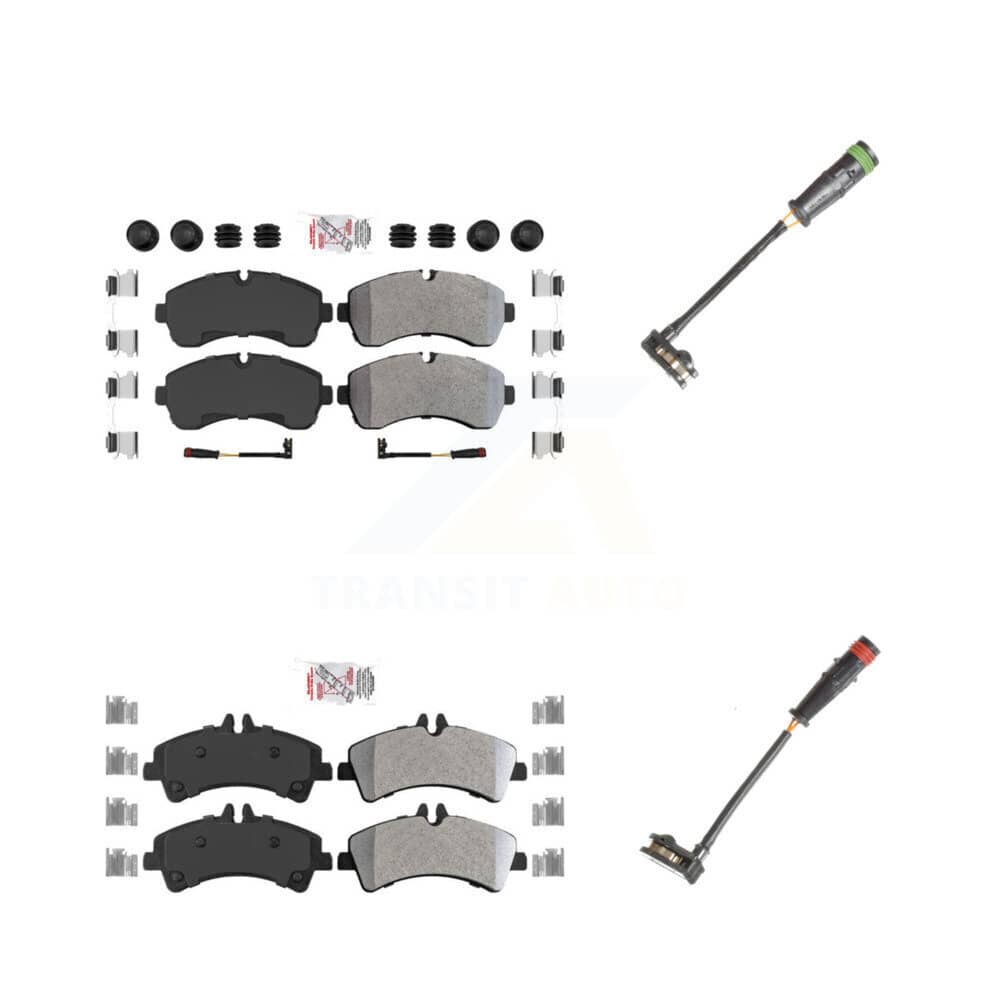 AmeriBRAKES - KNW-100150 - Front and Rear Disc Brake Pad Kits