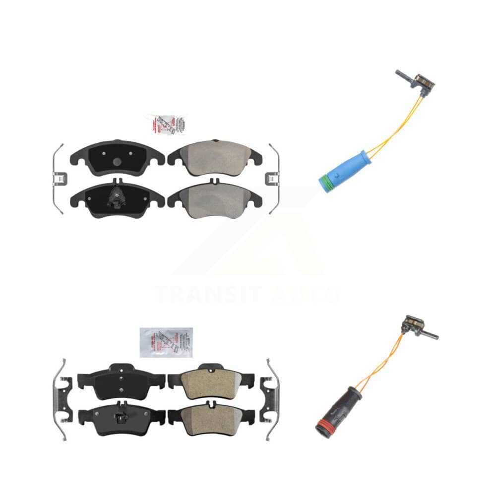 AmeriBRAKES - KNW-100161 - Front and Rear Disc Brake Pad Kits