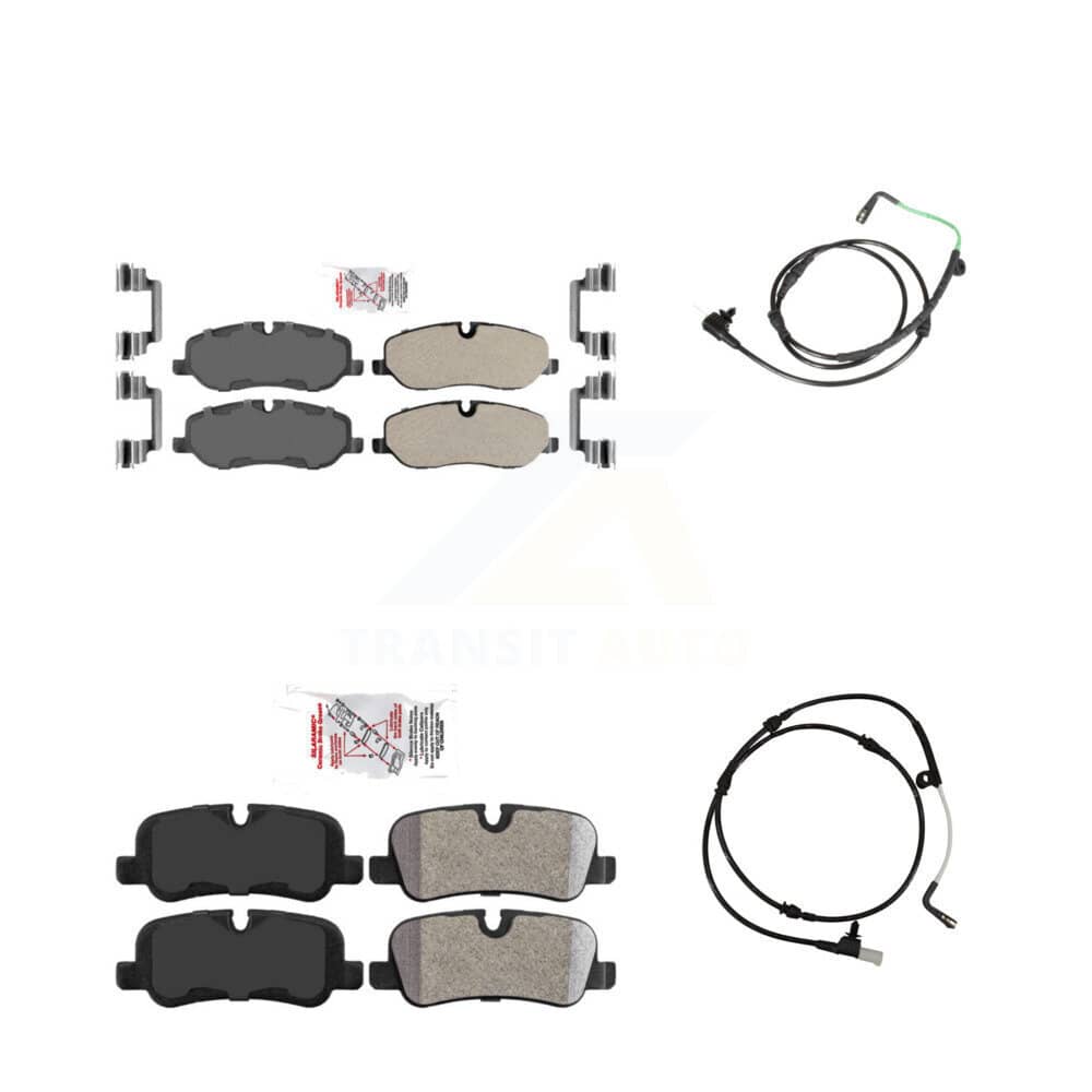 AmeriBRAKES - KNW-100193 - Front and Rear Disc Brake Pad Kits