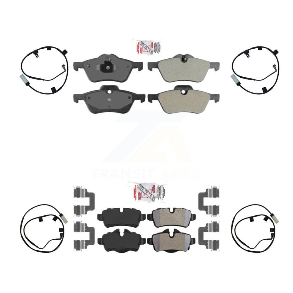 AmeriBRAKES - KNW-100205 - Front and Rear Disc Brake Pad Kits