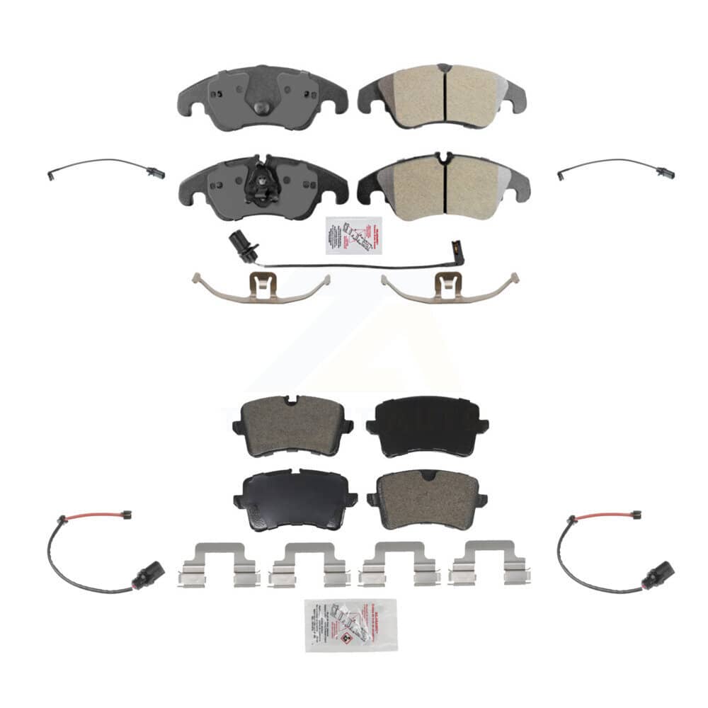 AmeriBRAKES - KNW-100206 - Front and Rear Disc Brake Pad Kits