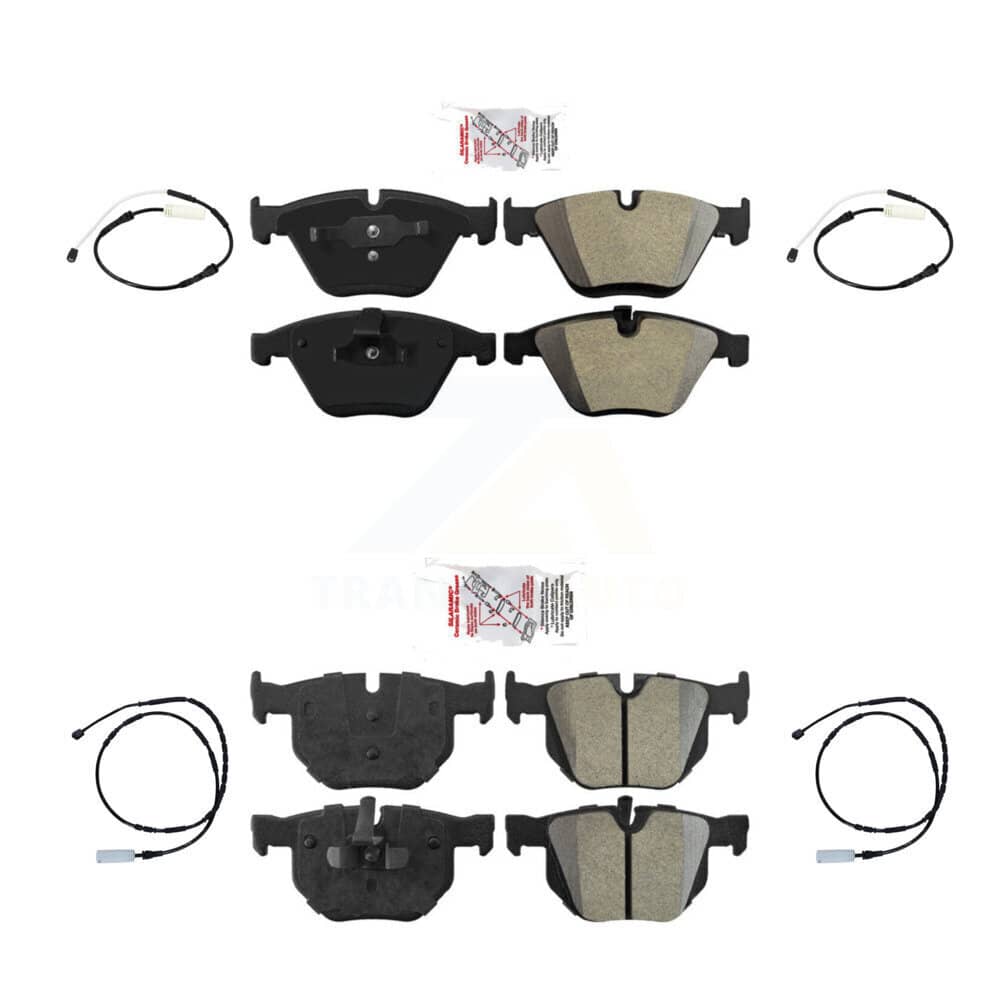 AmeriBRAKES - KNW-100256 - Front and Rear Disc Brake Pad Kits