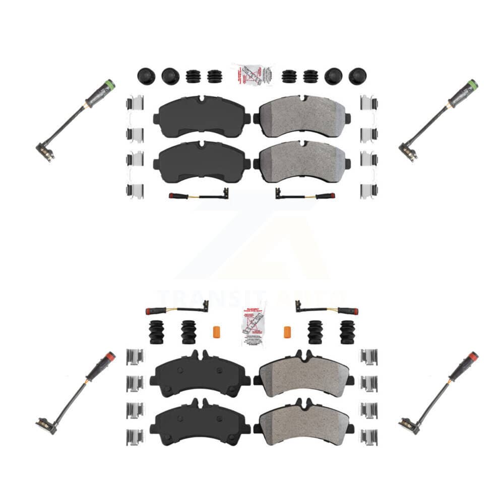AmeriBRAKES - KNW-100271 - Front and Rear Disc Brake Pad Kits