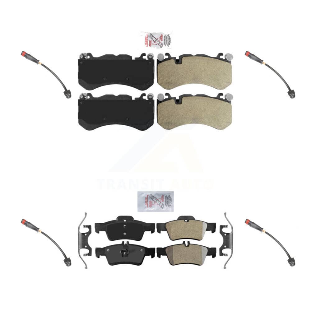 AmeriBRAKES - KNW-100279 - Front and Rear Disc Brake Pad Kits