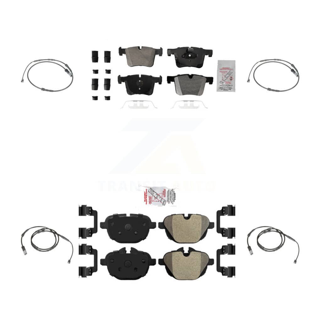 AmeriBRAKES - KNW-100287 - Front and Rear Disc Brake Pad Kits