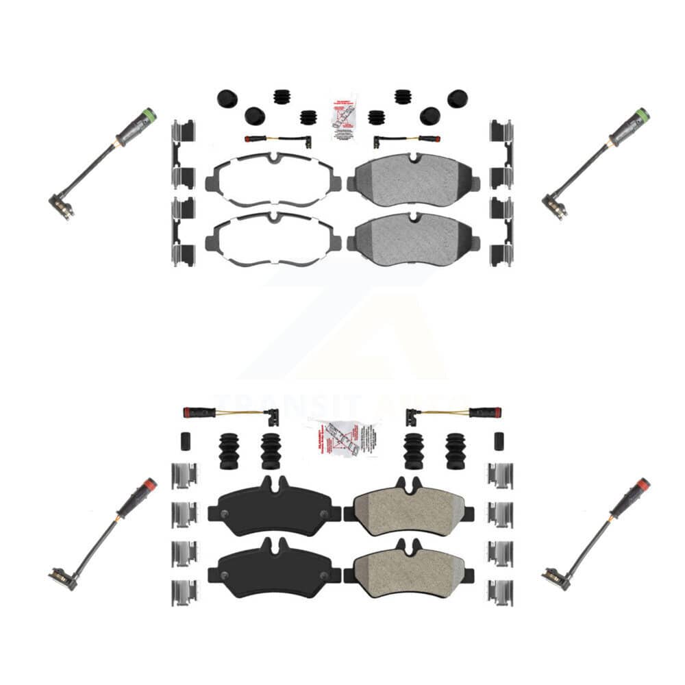 AmeriBRAKES - KNW-100299 - Front and Rear Disc Brake Pad Kits