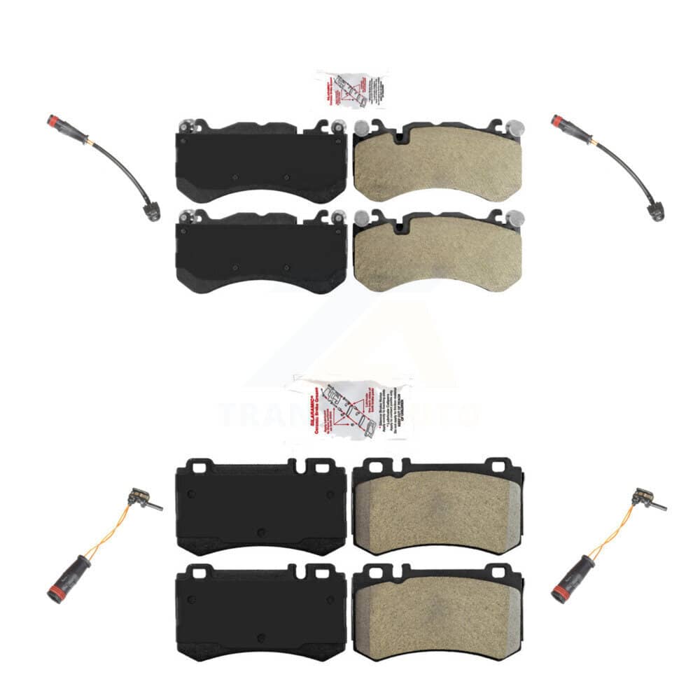 AmeriBRAKES - KNW-100344 - Front and Rear Disc Brake Pad Kits
