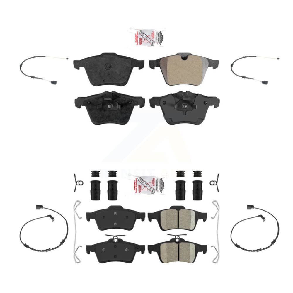 AmeriBRAKES - KNW-100387 - Front and Rear Disc Brake Pad Kits
