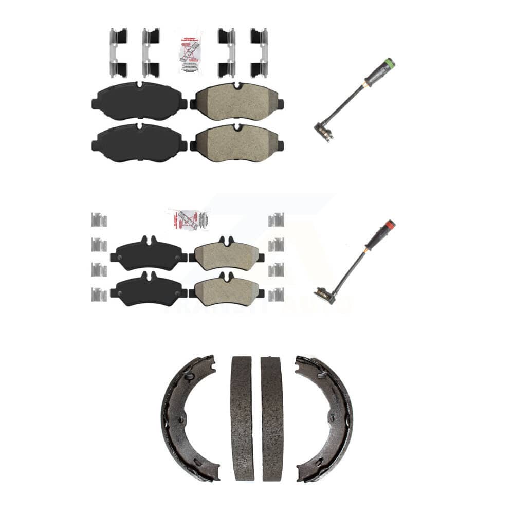 AmeriBRAKES - KNW-100435 - Front and Rear Disc Brake Pad Kits