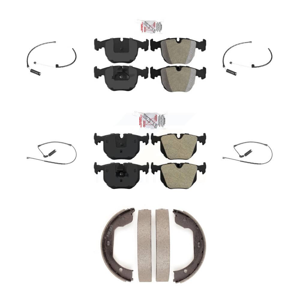 AmeriBRAKES - KNW-100485 - Front and Rear Disc Brake Pad Kits