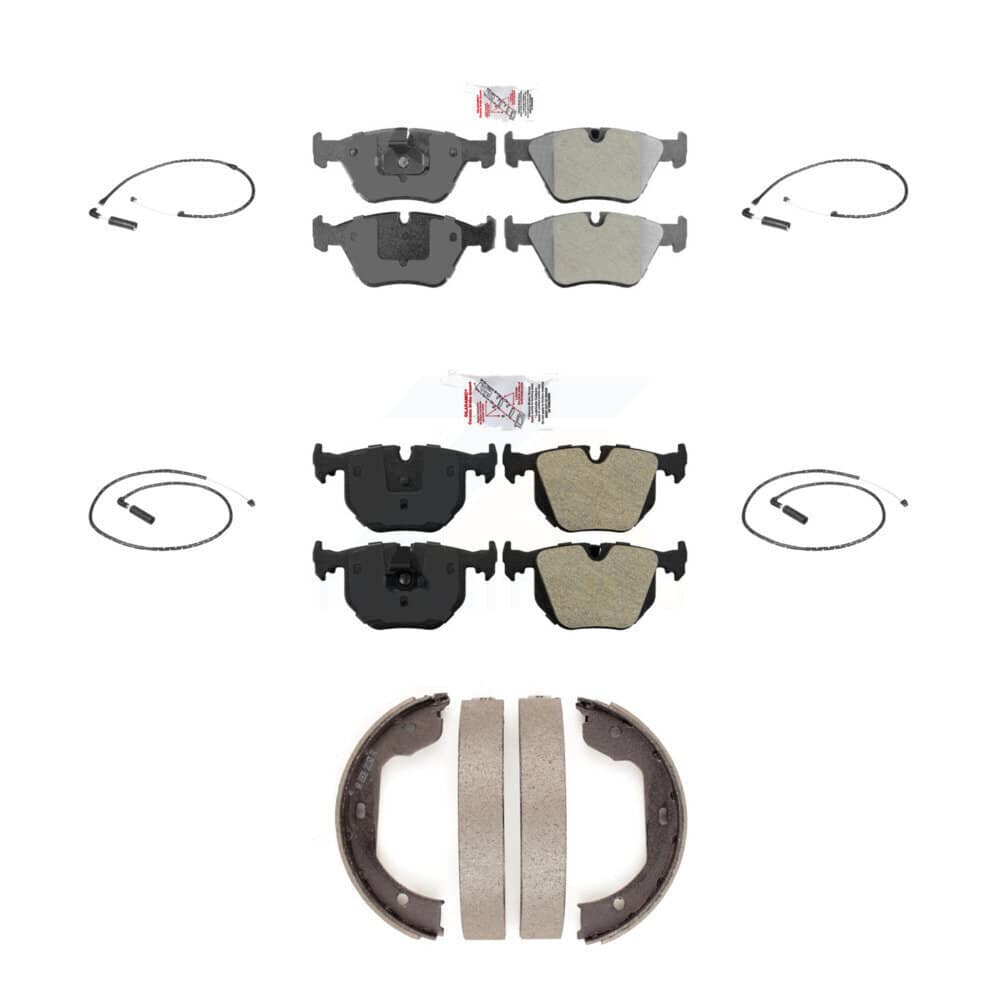 AmeriBRAKES - KNW-100509 - Front and Rear Disc Brake Pad Kits