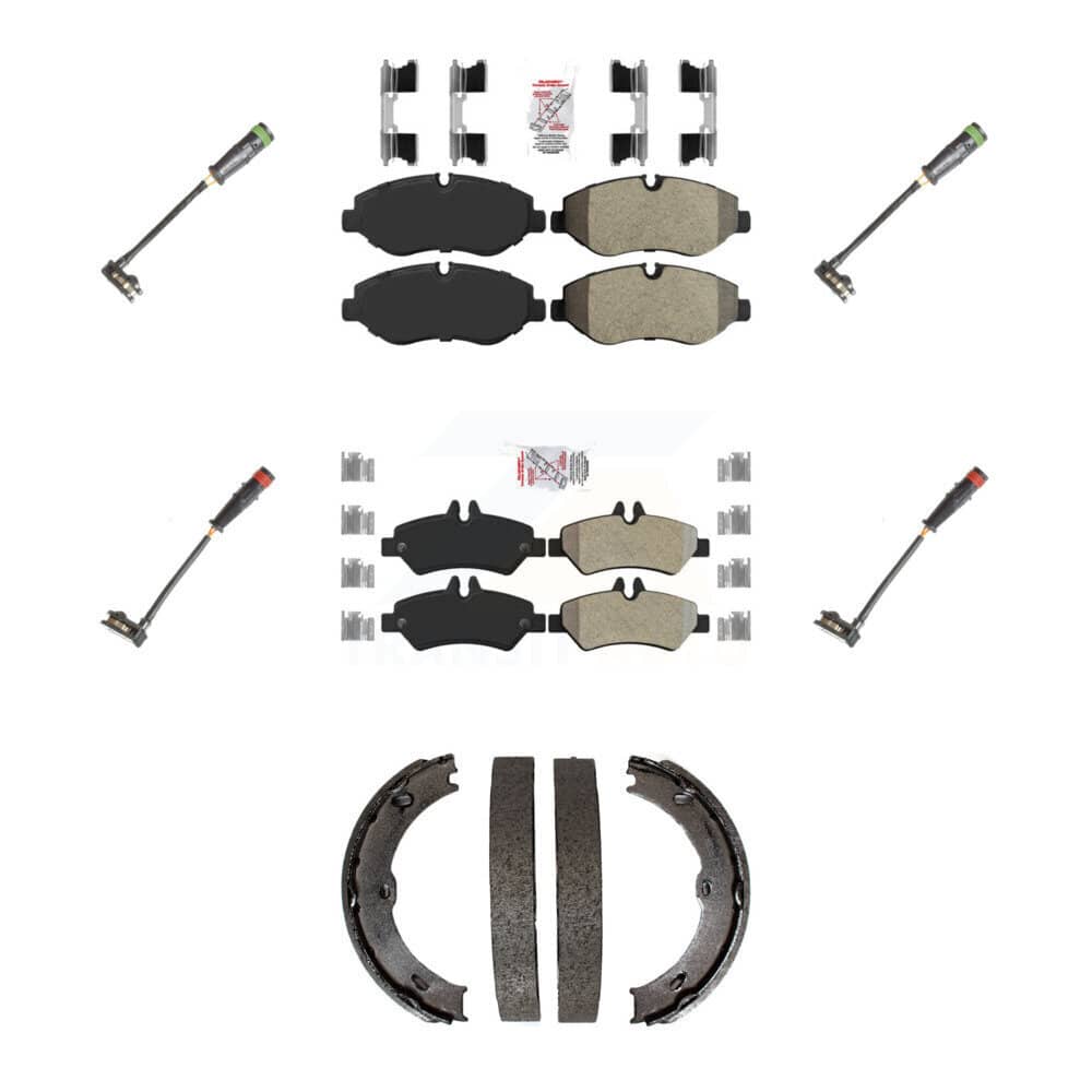 AmeriBRAKES - KNW-100516 - Front and Rear Disc Brake Pad Kits