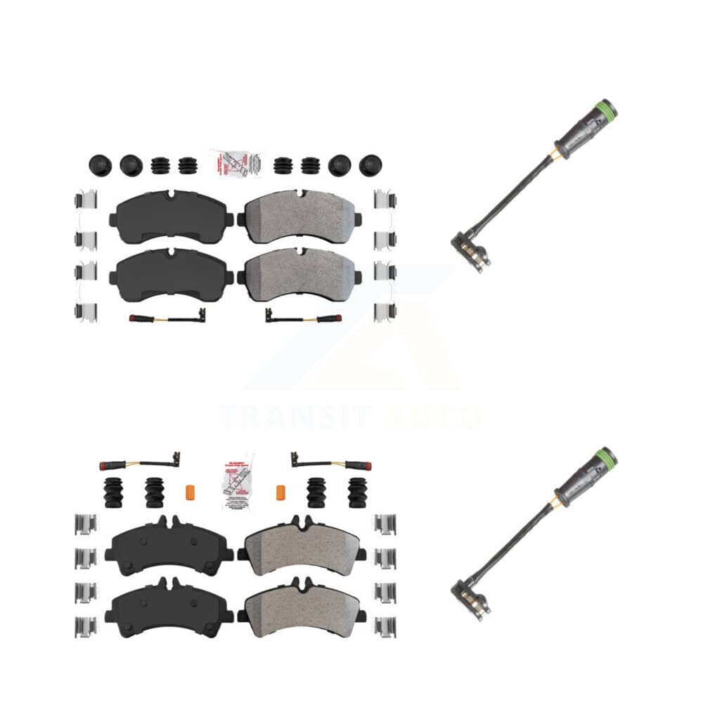 AmeriBRAKES - KNW-101126 - Front and Rear Disc Brake Pad Kits