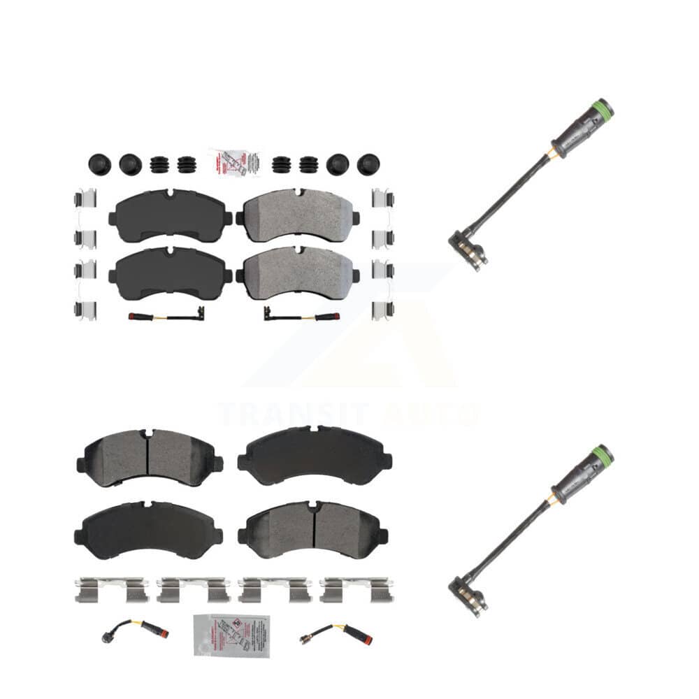 AmeriBRAKES - KNW-101131 - Front and Rear Disc Brake Pad Kits