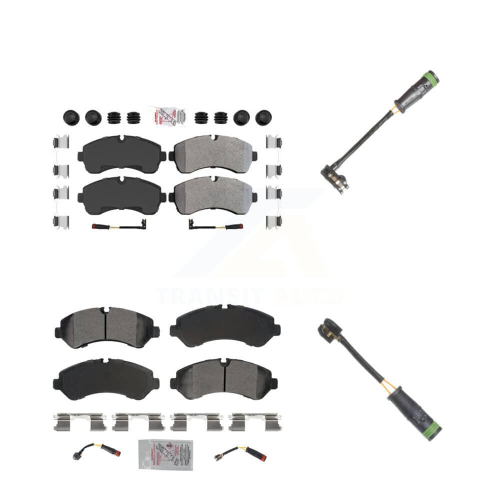 AmeriBRAKES - KNW-101133 - Front and Rear Disc Brake Pad Kits