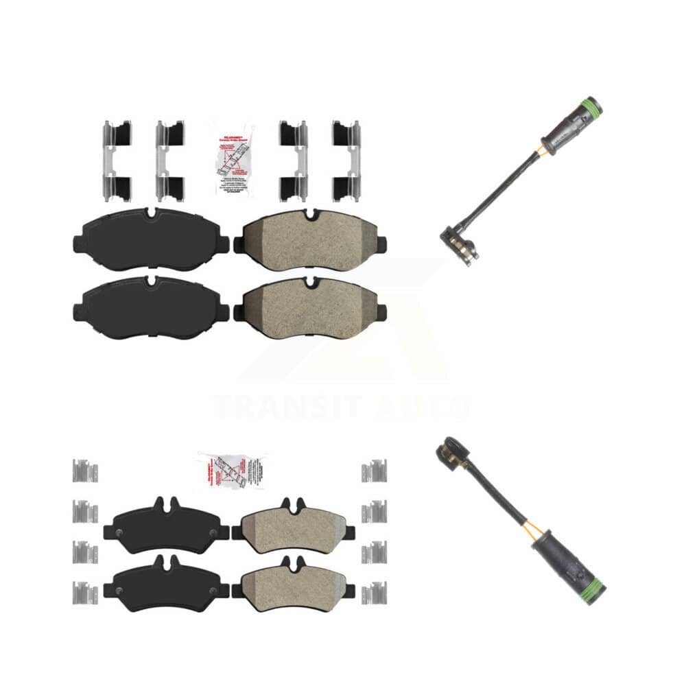 AmeriBRAKES - KNW-101134 - Front and Rear Disc Brake Pad Kits