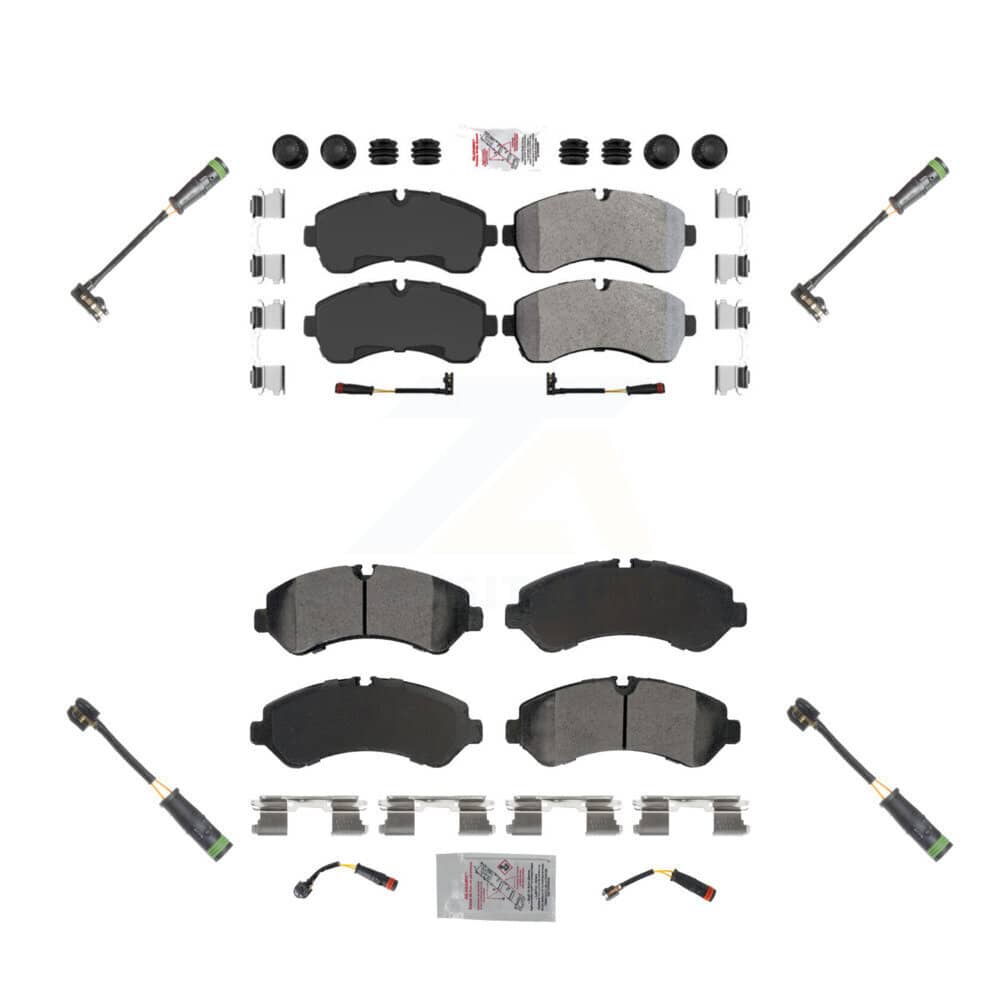 AmeriBRAKES - KNW-101149 - Front and Rear Disc Brake Pad Kits