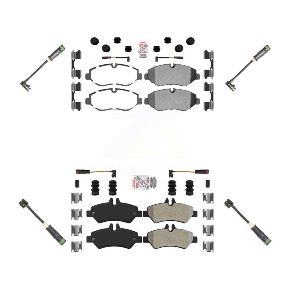 AmeriBRAKES - KNW-101153 - Front and Rear Disc Brake Pad Kits
