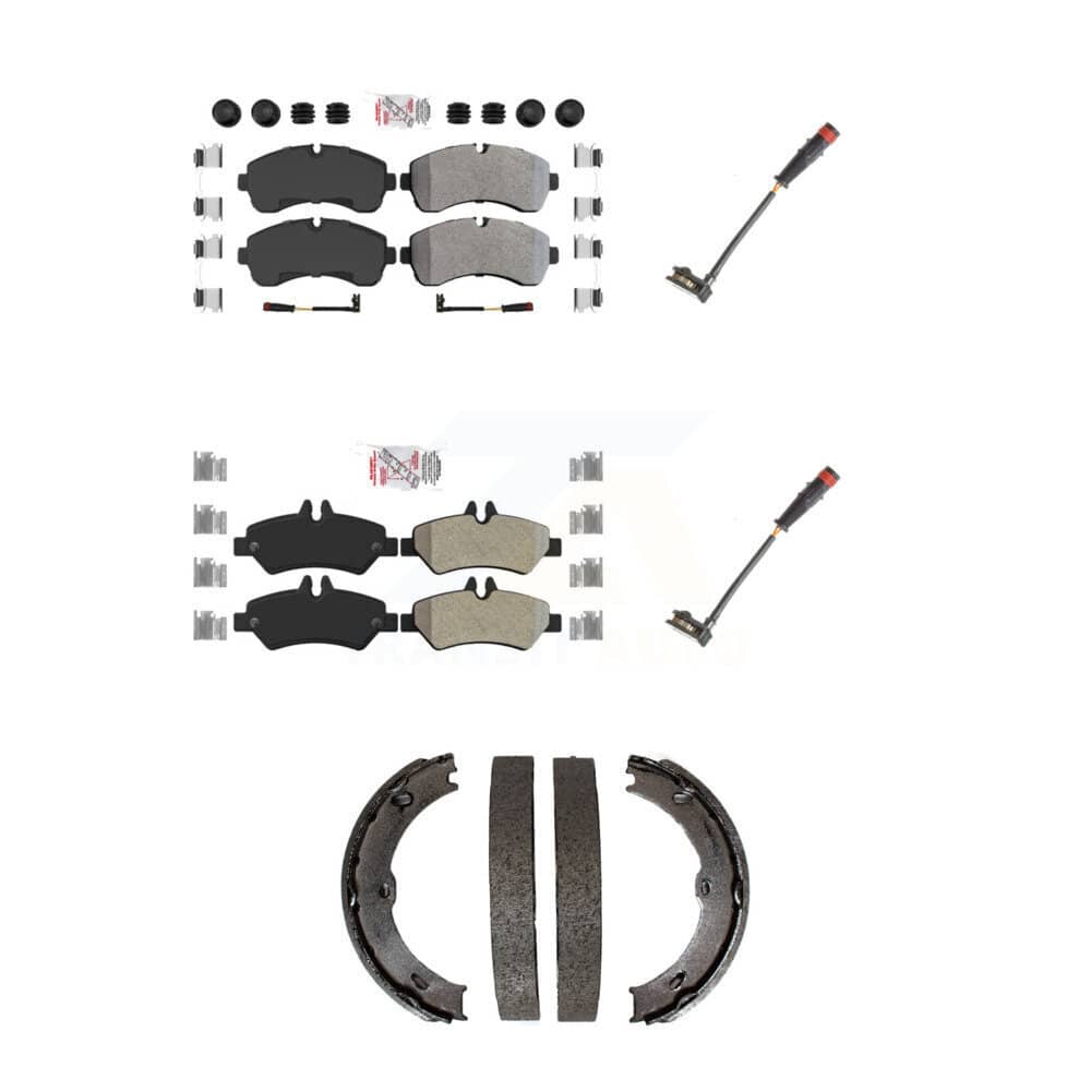 AmeriBRAKES - KNW-101174 - Front and Rear Disc Brake Pad Kits